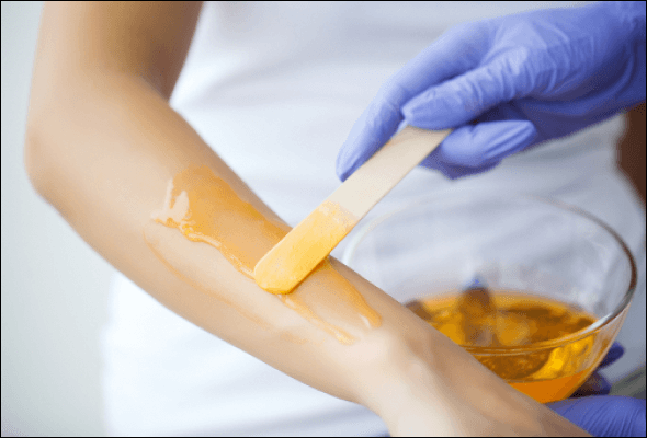 Waxing Arme