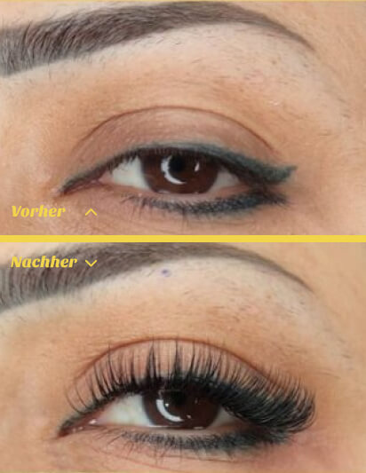 Wimpernverlängerung mit Mix Technik in Stuttgart – natürliche & voluminöse Wimpern